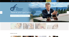 Desktop Screenshot of davidfosterfoundation.com